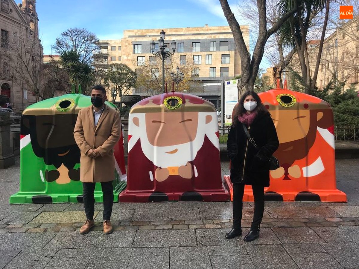 Los Reyes Magos ya están en Salamanca... en forma de contenedores